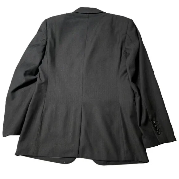 Zara Size 36 Mens Black Suit Blazer Coat - Picture 5 of 8